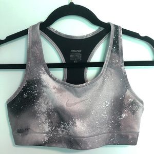 Nike sports bra grey size m
